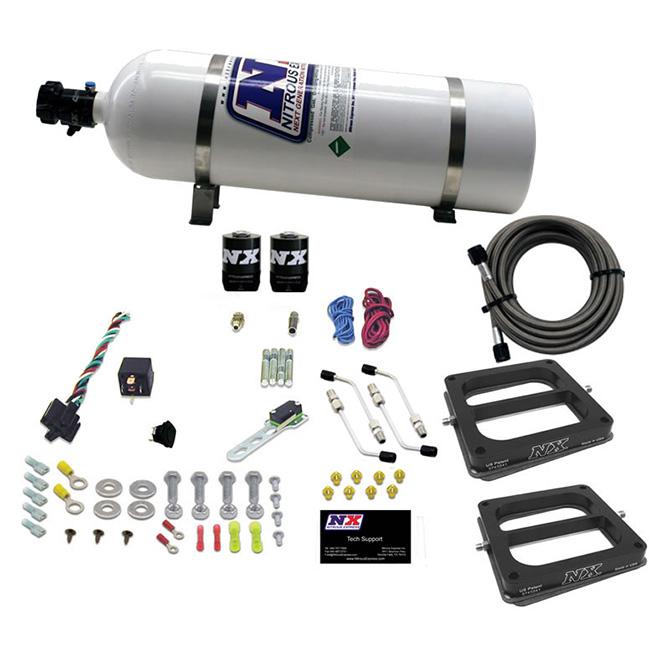 Nitrous Express Dual Dom/Alc (100-200-300-400-500Hp) With 15Lb Bottle - 50275-15