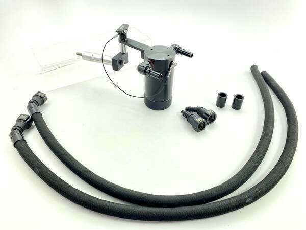 UPR Billet Fender Mount SC Oil Catch Can - Satin (2005-2013 Corvette LS2 / LS3 / LS7 / Z06) - 5028-20