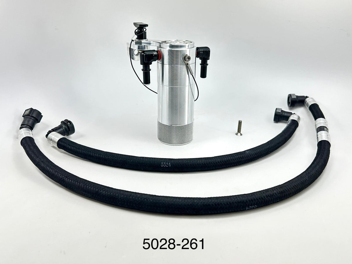 UPR Plug N Play Catch Can - Satin Silver (2020-2026 Corvette C8 Hard Top) - 5028-261
