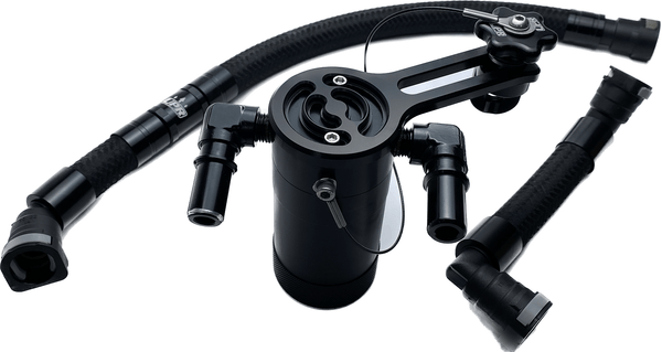 UPR Plug N Play SC Oil Catch Can Separator - Black (2024-2026 Mustang GT w/ Whipple Supercharger) - 5028-295-1