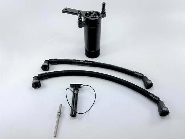 UPR SC Oil Catch Can - Black (2014-2019 Corvette C7 Base LT1) - 5028-96-1