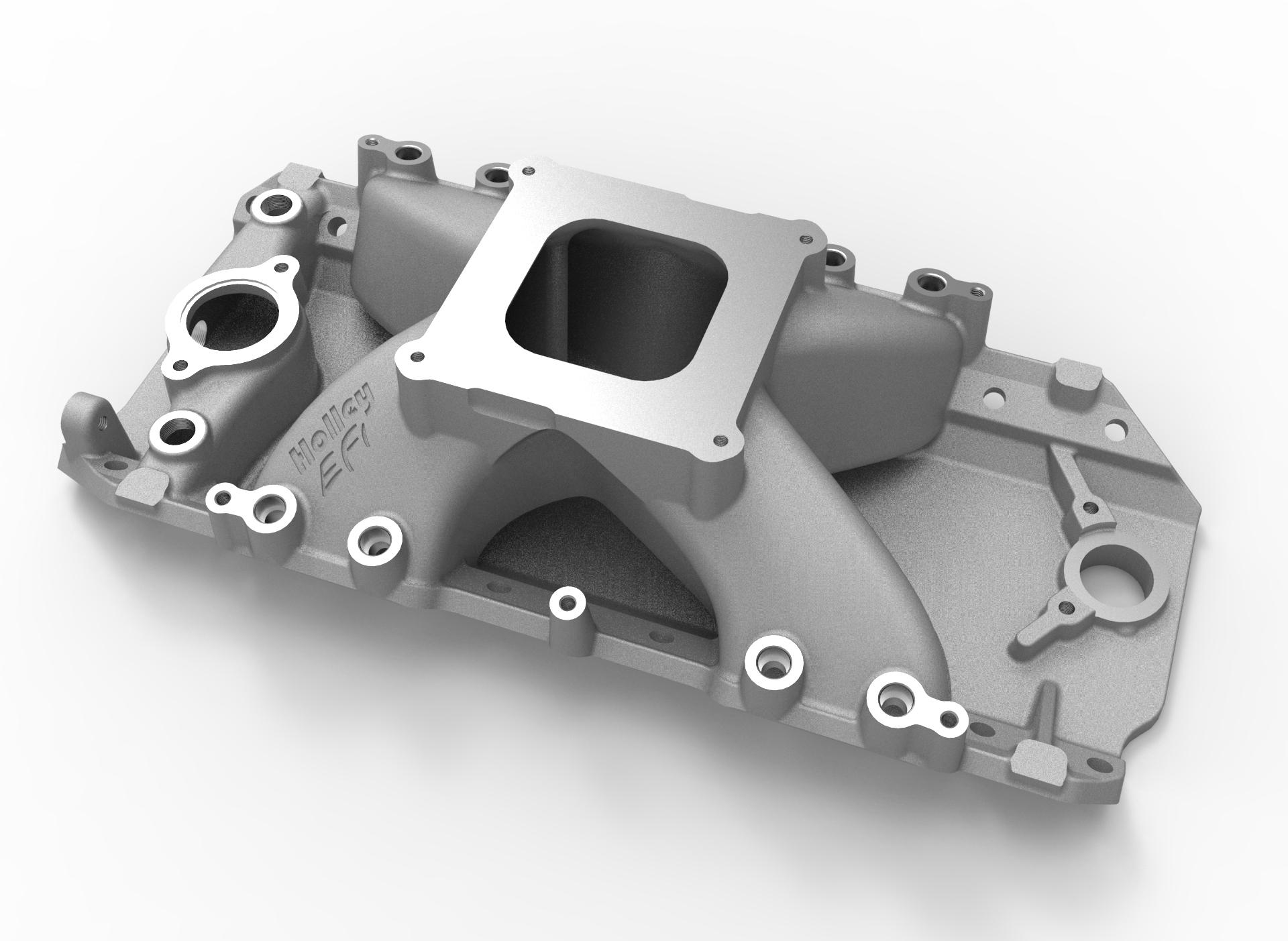 Holley Manifold - Bbc, Rect 4150 Efi  - 300-563