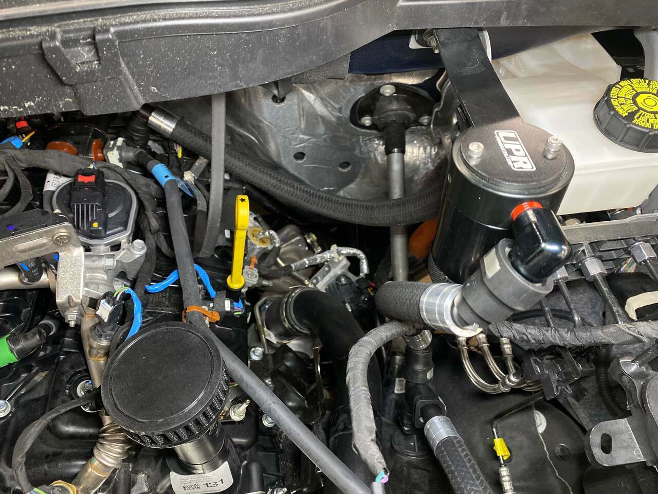 UPR Products Plug N Play Oil Catch Can w/Clean Side Catch Can (2021-2022 F150 2.7L Ecoboost / 3.5L Raptor) - 5030-276-1-CSCC
