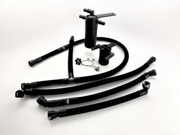 UPR Dual Valve Oil Catch Can Separator Plug N Play (2024-2026 Mustang 2.3L Ecoboost) - 5030-293-1-CSCC