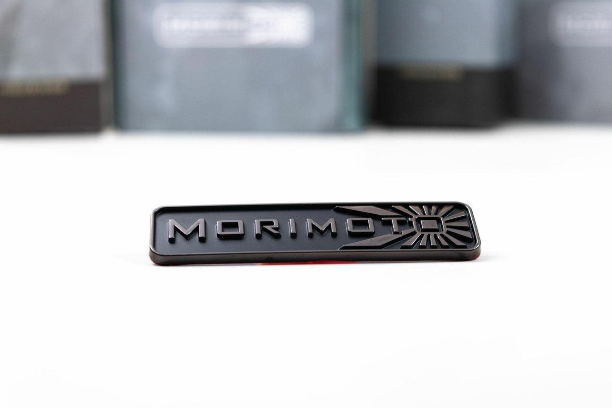 Morimoto Badge: Morimoto (Black Chrome) - SH042
