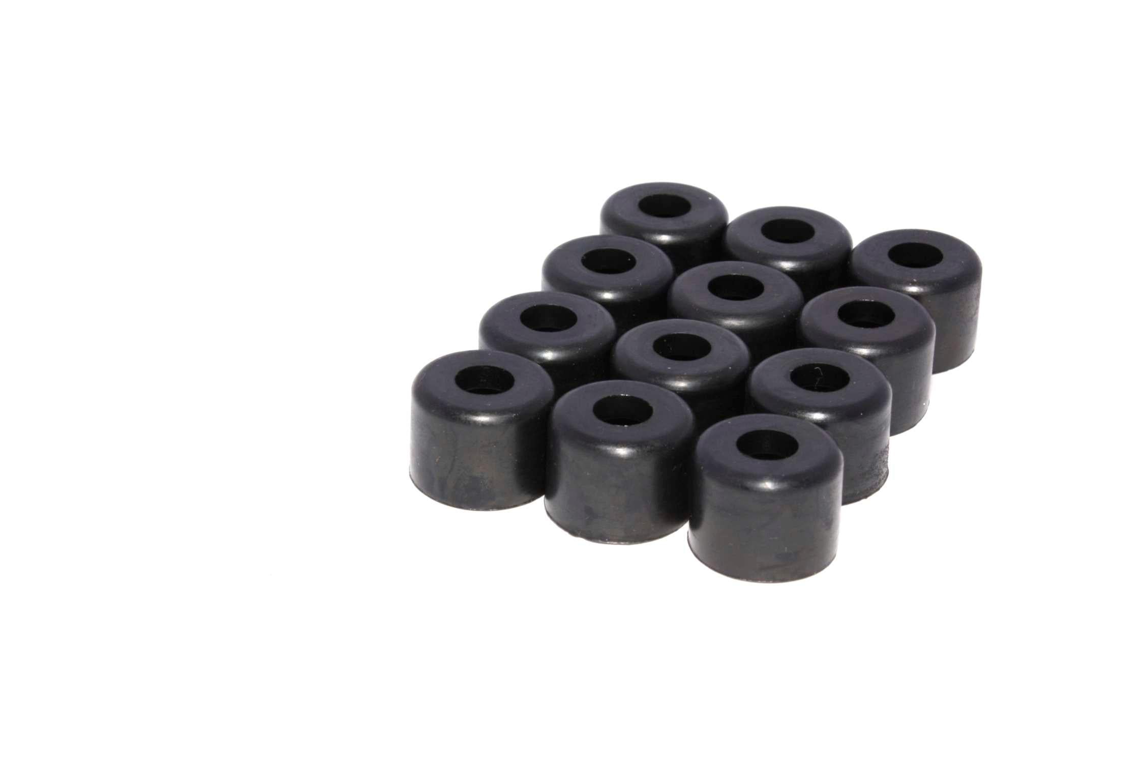 Comp Cams Set of 12 Umbrella Valve Seals for Stock Guide Size, 3/8" Valve Stem - 504-12