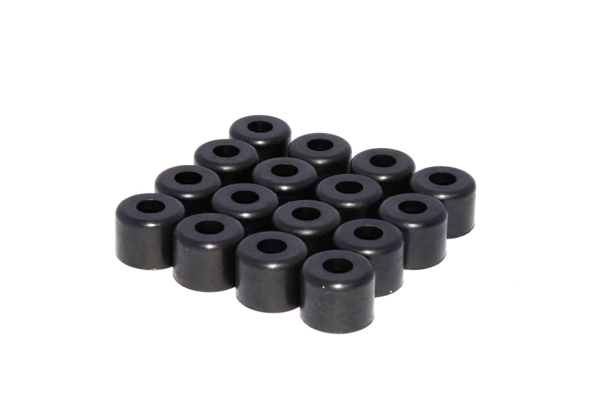 Comp Cams Set of 16 Umbrella Valve Seals for Stock Guide Size, 3/8" Valve Stem - 504-16