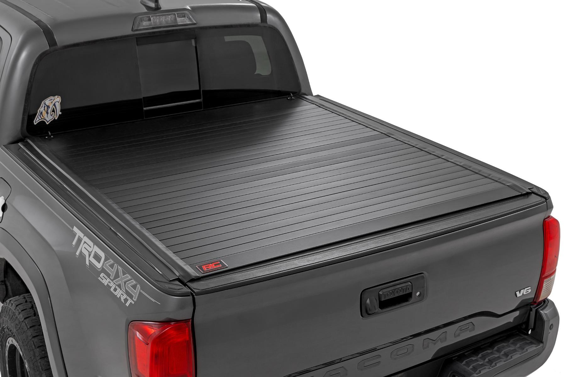 Rough Country Hard Roll Up Bed Cover 5 Foot Bed Toyota Tacoma 2WD/4WD (2016-2023) (2016-2023 Tacoma) - 50420500