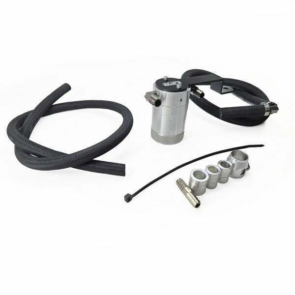 UPR Oil Separator Catch Can Plug N Play - Satin Aluminum (2020-2024 Kia Telluride / 2020-2024 Hyundai Pallisade 3.8L) - 5049-300