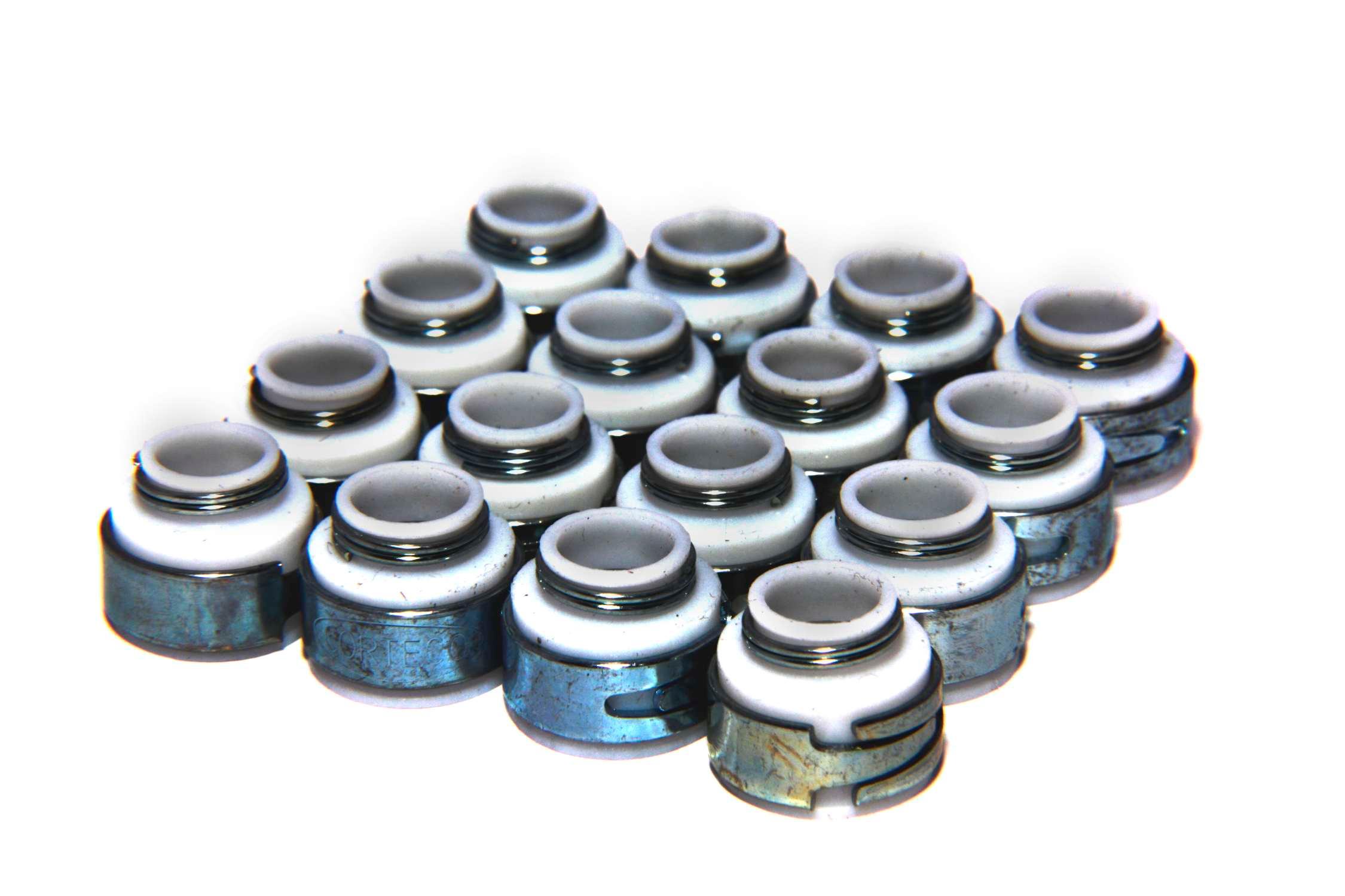 Comp Cams Set of 16 PTFE Valve Seals for .530" Guide Size, 3/8" Valve Stem - 505-16
