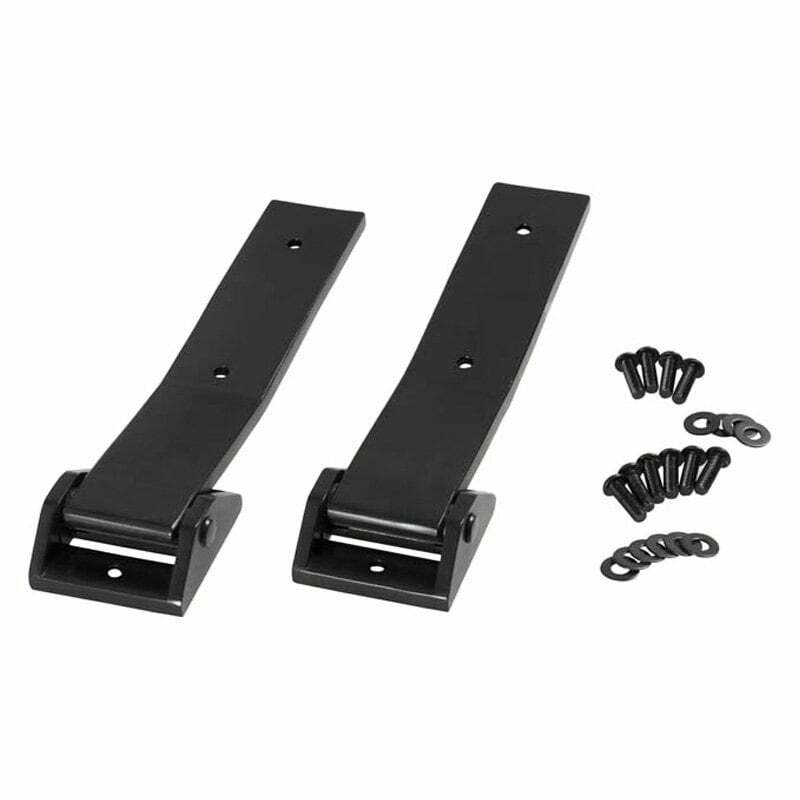 Kentrol Jeep JK Tailgate Hinge Pair 07-18 Wrangler JK Powdercoat Black - 50578