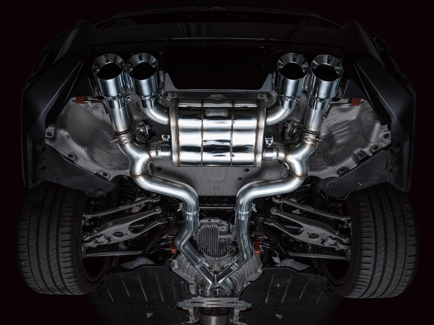 AWE SwitchPath™ Exhaust for BMW G87 M2 - Chrome Silver Tips - 3025-42487