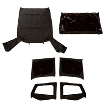 Rugged Ridge Montana Soft Top Door Skins Black Diamond Tinted; 88-95 Wrangler Yj - 13752.35