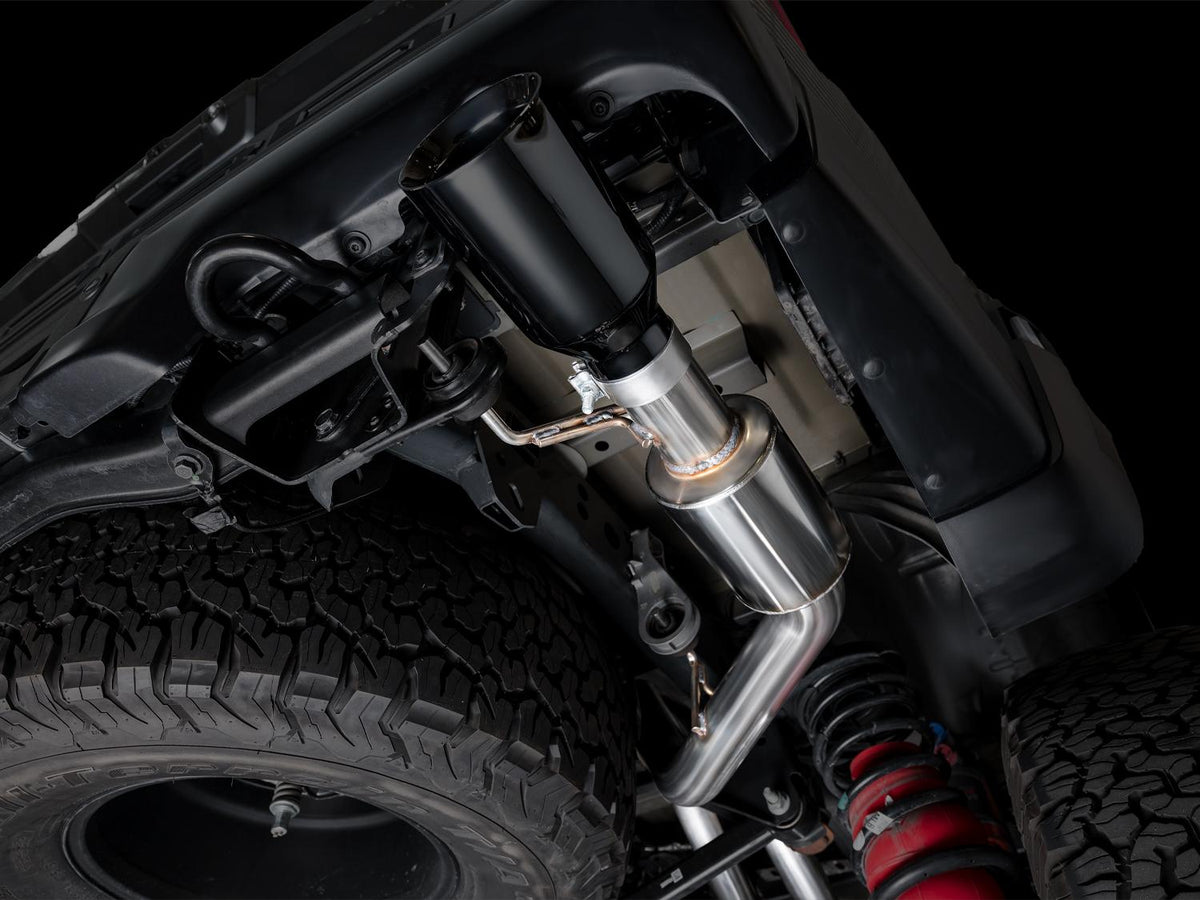 AWE SwitchPath Exhaust - Diamond Black Tips (2023-2025 F-150 Raptor R 5.2L) - 3025-33852