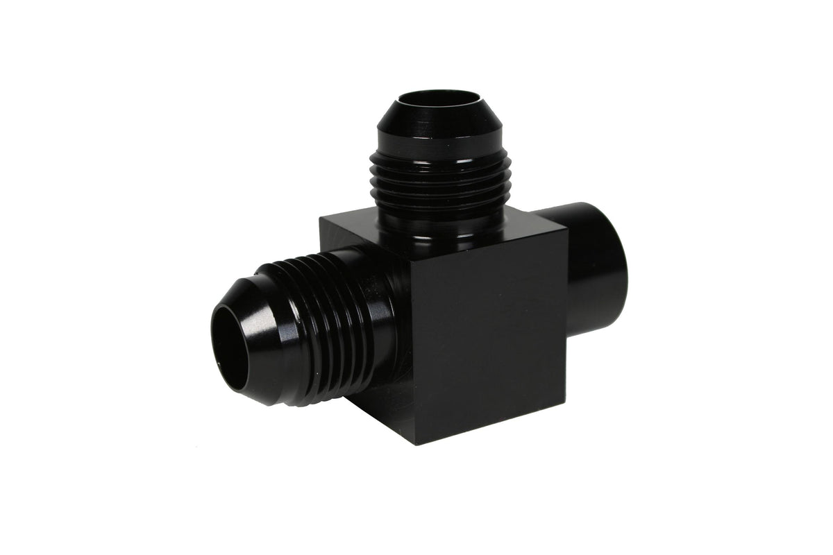 Aeromotive 2X Male An-08 X Orb-06 Port Tee With Gauge Port - 15119