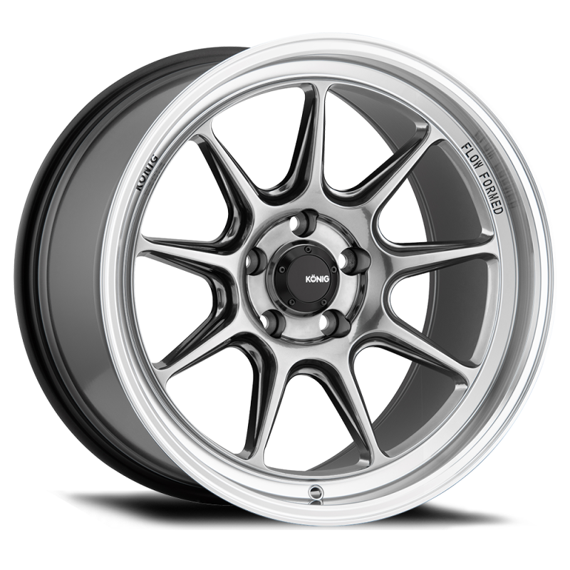 Konig Countergram 15X9 4X100 Et35 Hyper Chrome / Machined Lip - CT9510035C