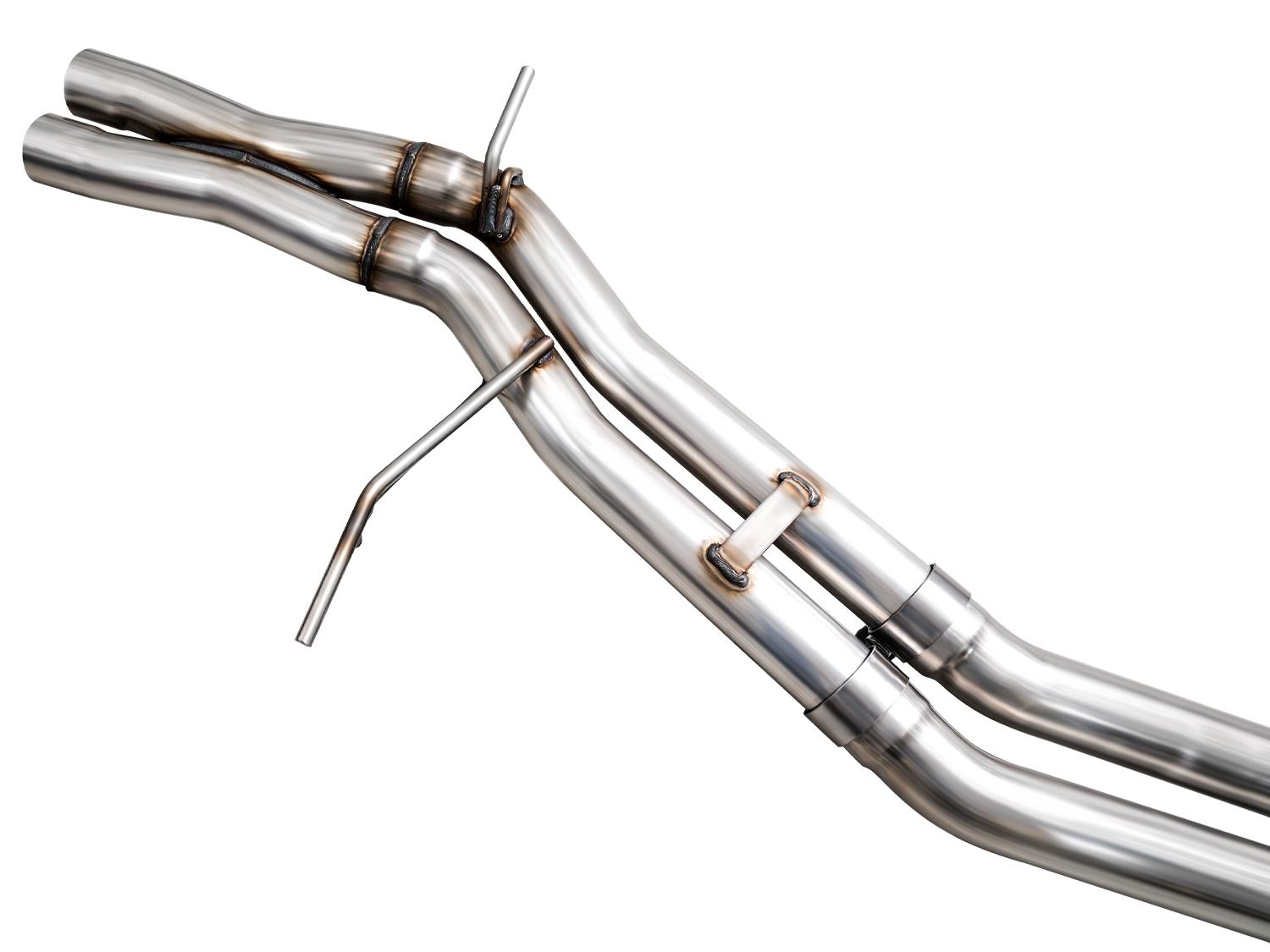AWE Touring Edition Exhaust for '19-'21 Porsche Macan 3.0T/2.9TT - Chrome Silver - 3015-42951