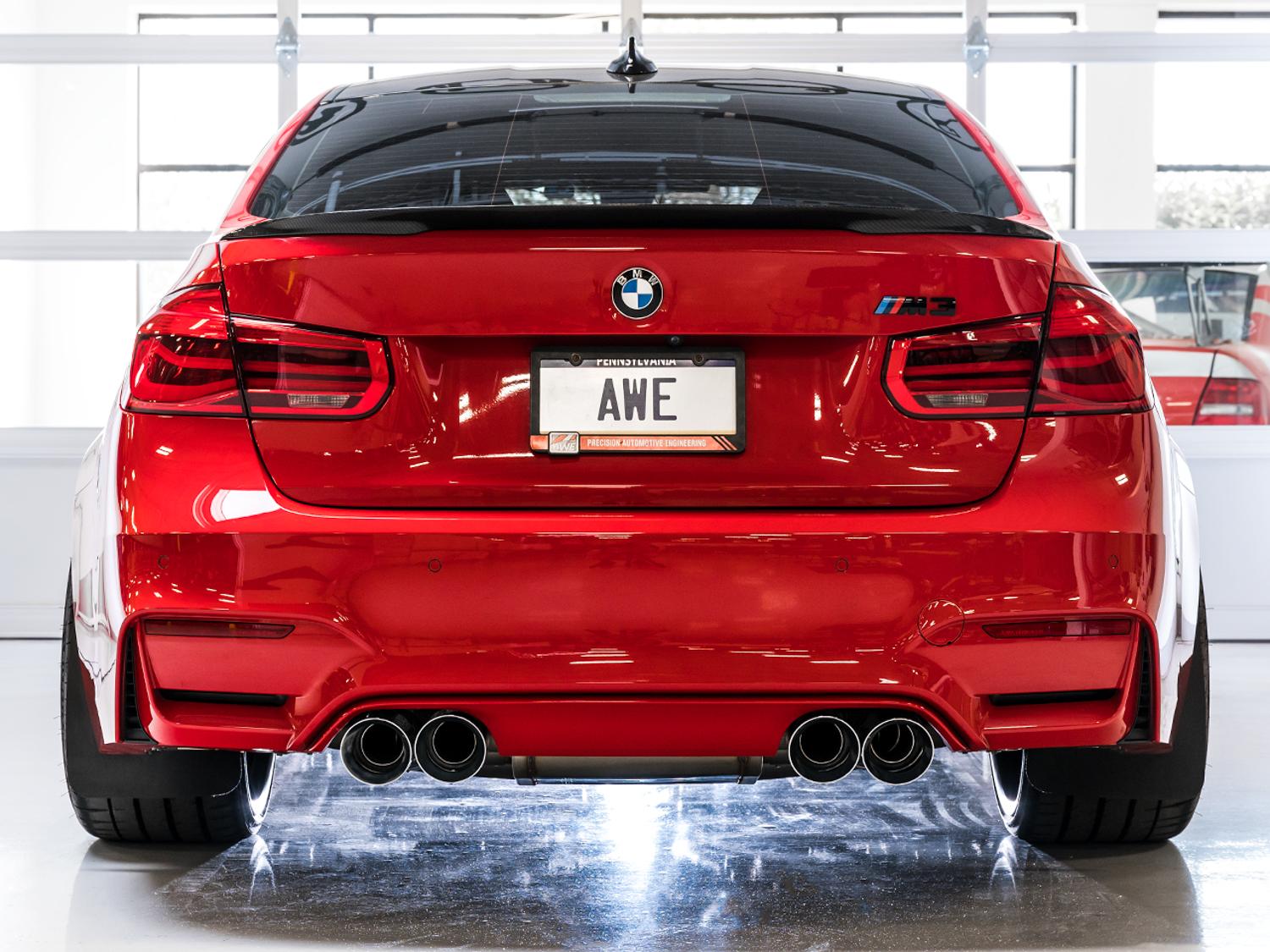 AWE SwitchPath™ Catback Exhaust for BMW F8X M3/M4 - Diamond Black - 3025-43074