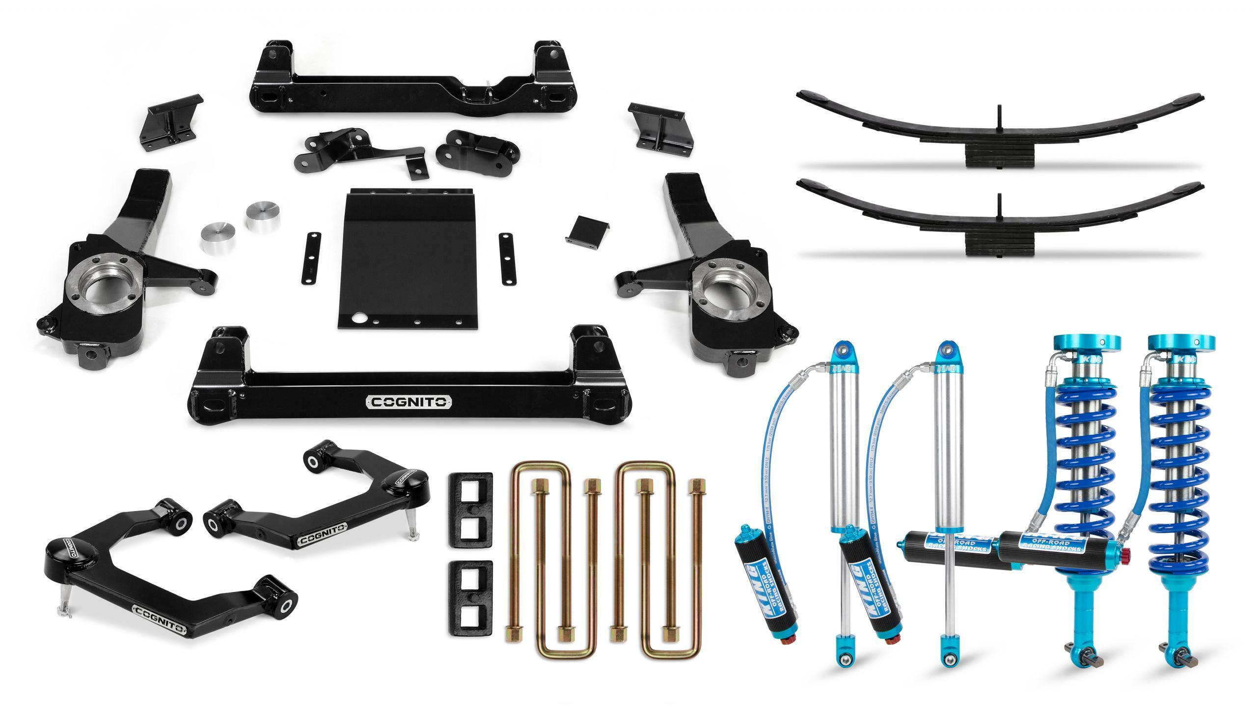 Cognito Motorsports Cognito 6-Inch Elite Lift Kit with King 2.5 Remote Reservoir Shocks For 19-22 Silverado/Sierra 1500 2WD/ 4WD - 510-P0955