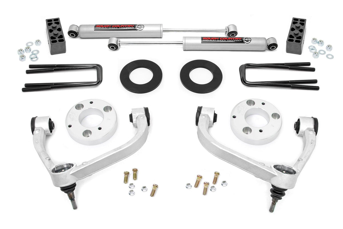 Rough Country 3in Ford Bolt-On Arm Lift Kit (14-20 F-150 4WD) - 51014