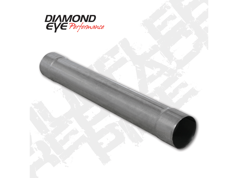 Diamond Eye Performance Diesel Muffler Replacement 27 Inch Steel 4 Inch Inlet/Oulet Aluminized Performance Muffler Replacement Diamond Eye - 510204