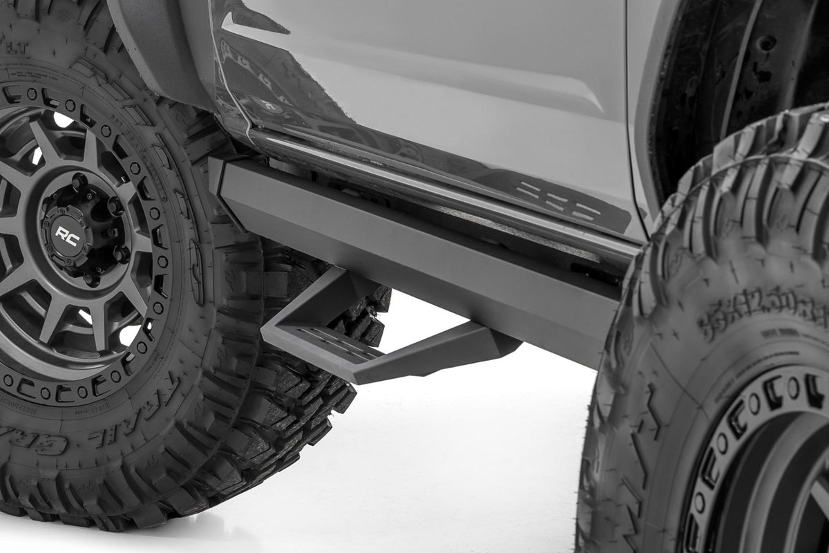 Rough Country SRL2 Adjustable Aluminum Step 2 Door Ford Bronco (2 Door) 4WD (2021-2025) (2021-2025 Bronco) - 51038