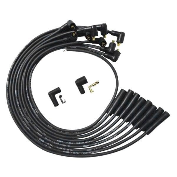 Moroso Wire Set Moroso Ultra Bbc Ovc Str Plug & 90 Non Hei Unslvd, Black Wire - 51041