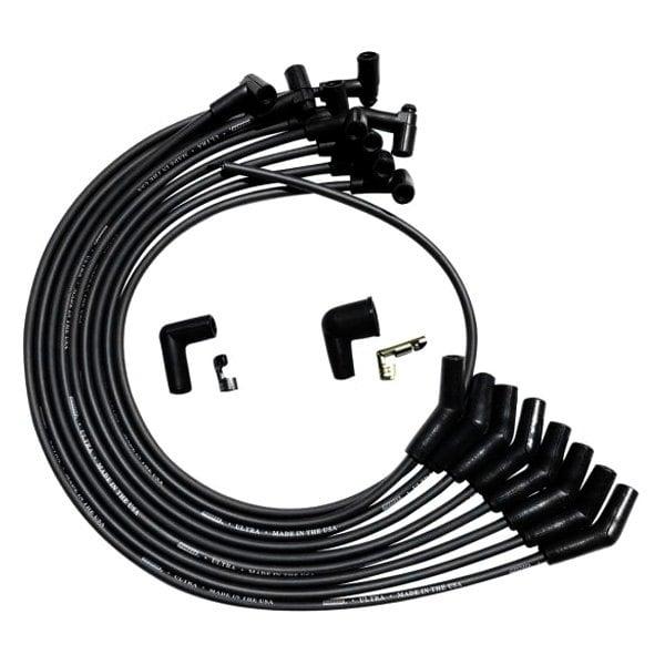 Moroso Wire Set Moroso Ultra Bbc Ovc 135 Deg Plug End, Hei Dist,Unslvd Black Wire - 51042
