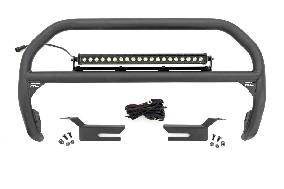 Rough Country 51046 Nudge Bar - Black Series (2021+ Ford Bronco 4WD)