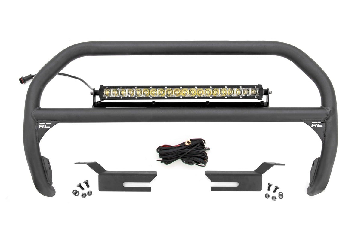 Rough Country 51048 Nudge Bar - Chrome Series (2021+ Ford Bronco 4WD)
