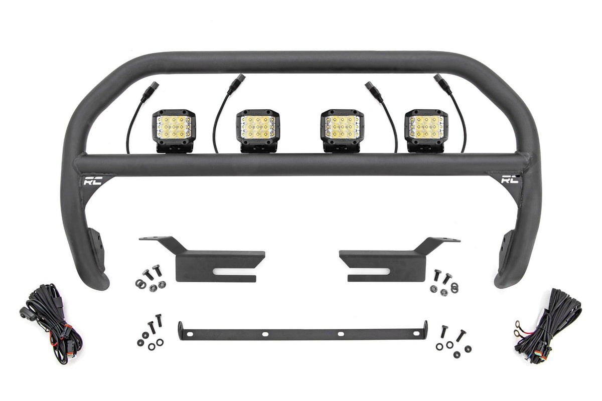 Rough Country 51050 Nudge Bar with 3" Osram Wide Angle Series (2021+ Ford Bronco 4WD)