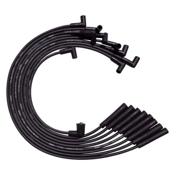 Moroso Wire Set Moroso Ultra Bb Ford 351C,390,429,460 Unleeved Hei 135 Deg Boots, Black Wire - 51074