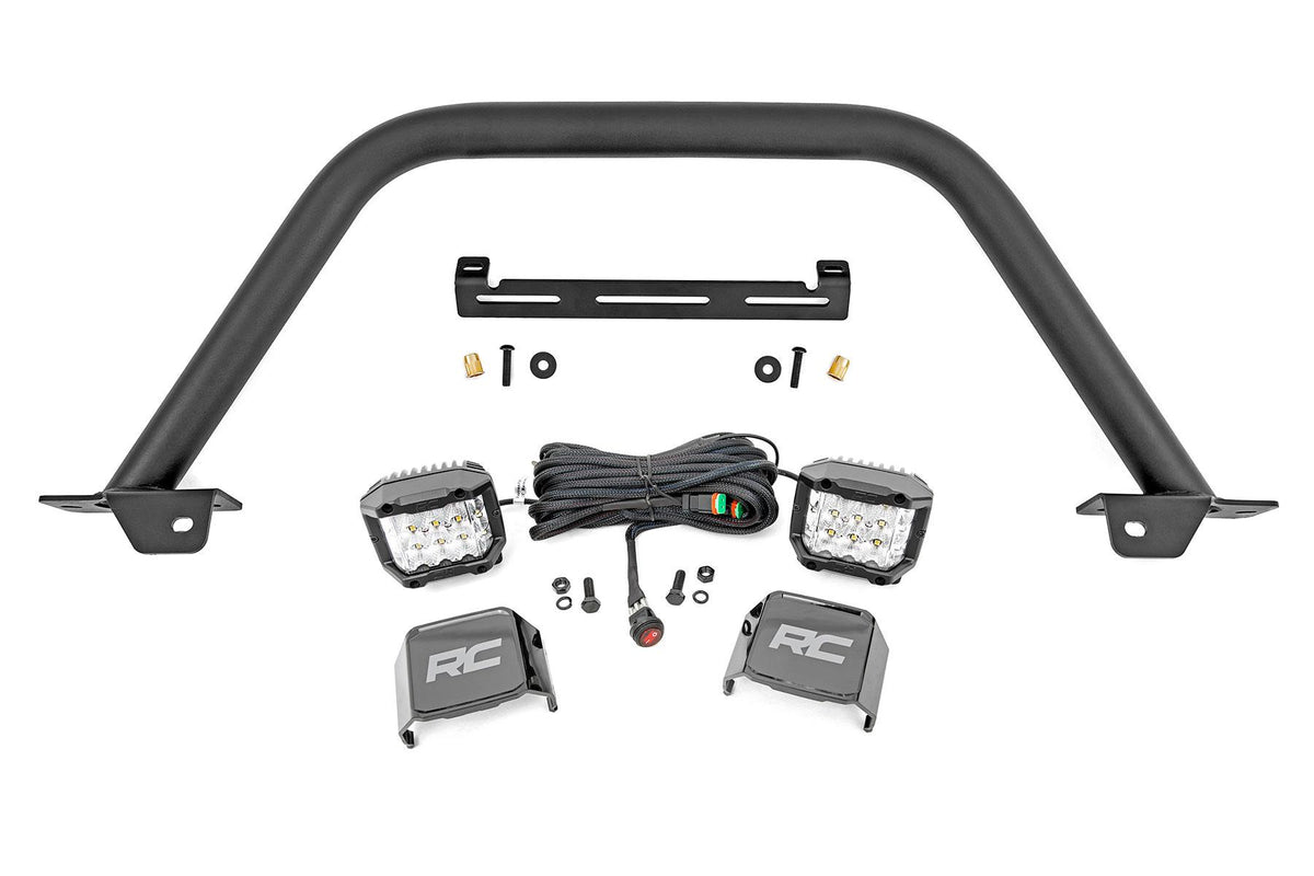 Rough Country Safari Bar 3 Inch OSRAM (Pair) Wide OE Modular Steel Ford Bronco (21-25) (2021-2026 Bronco) - 51114