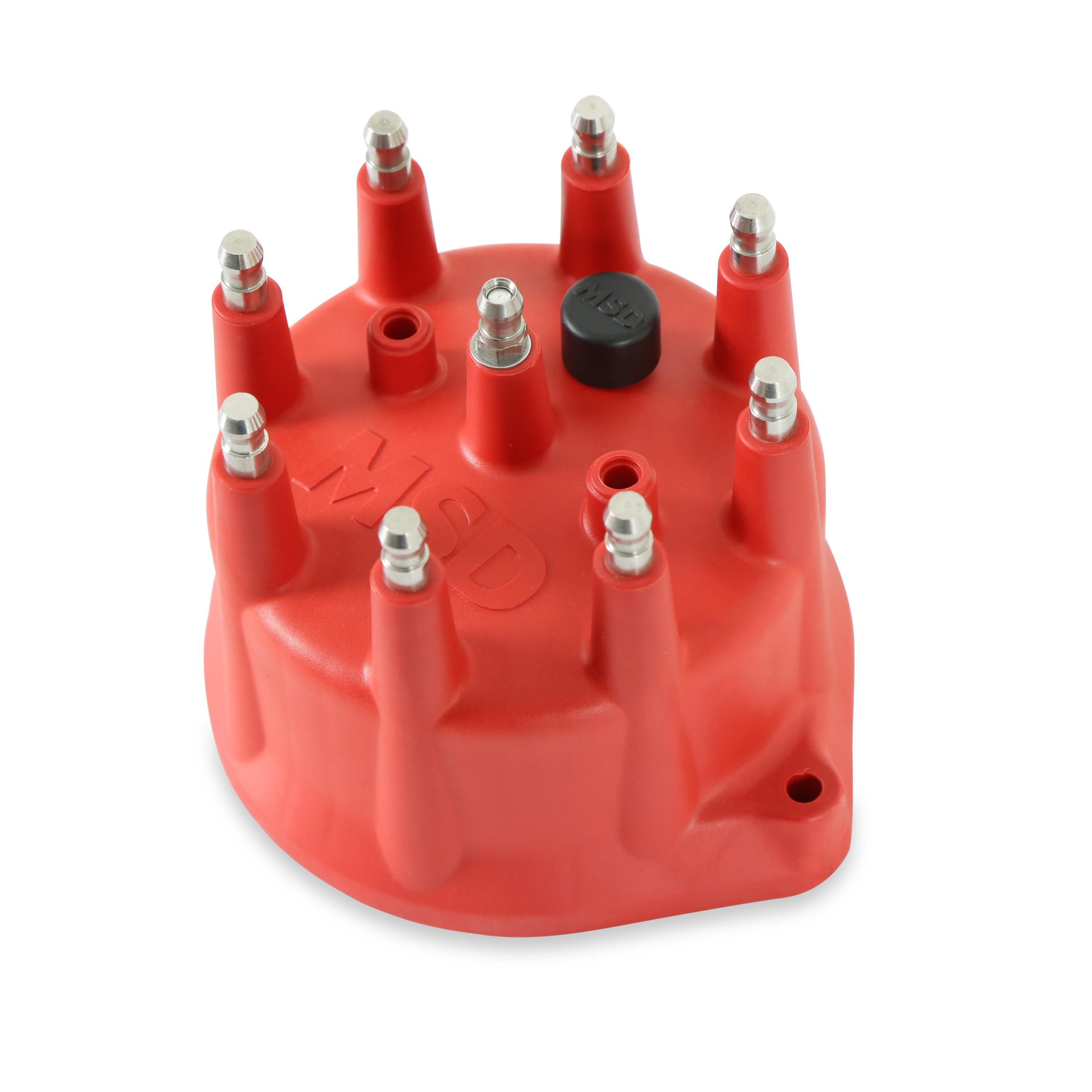 Red Distributor Cap.  - 8431