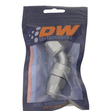 DeatschWerks 8 AN Female Flare Swivel (Incl Ferule/Olive) 60-Degree Hose End PTFE, Anodized DW Titanium - 6-02-0874