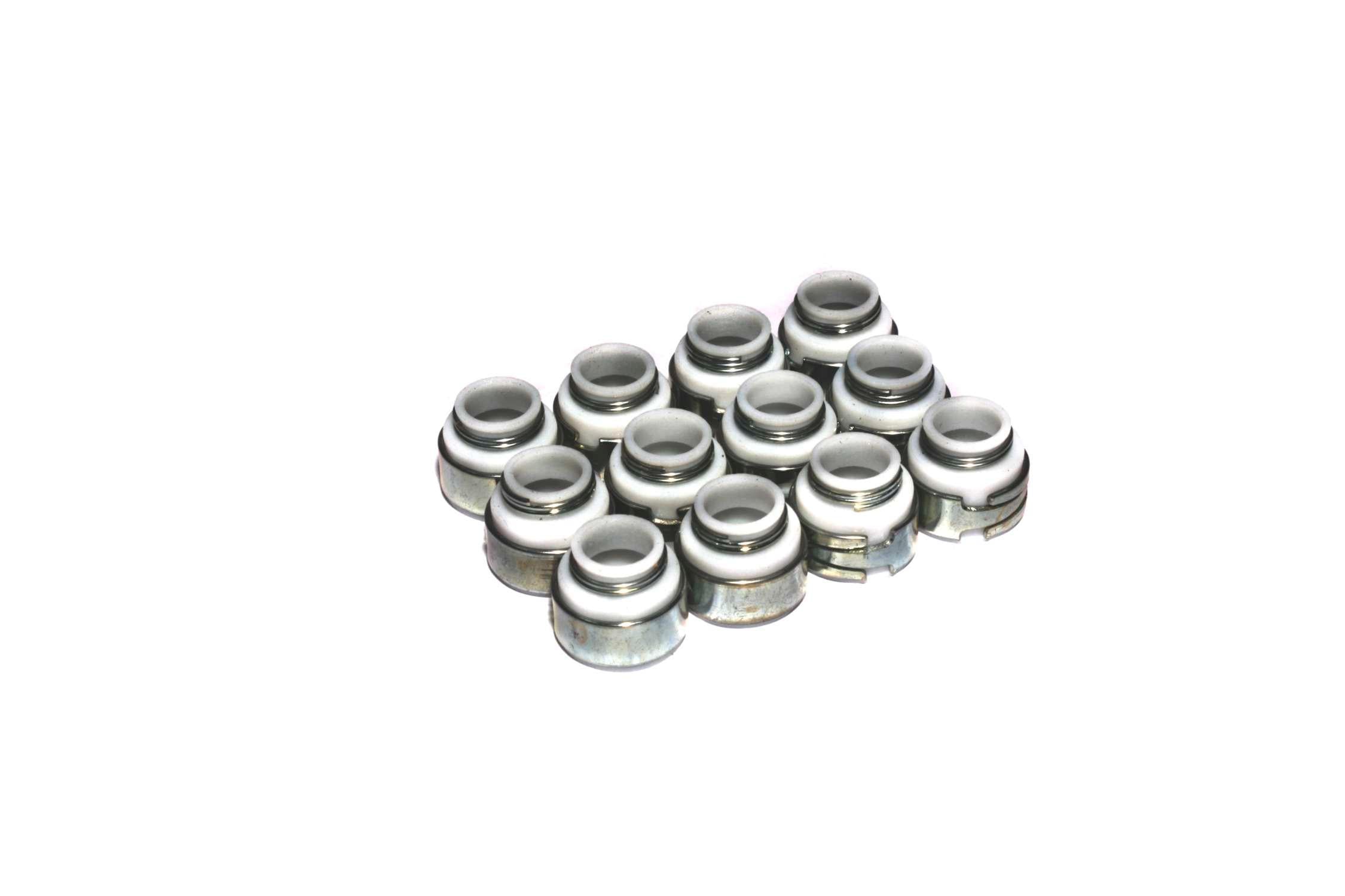 Comp Cams Set of 12 PTFE Valve Seals for .500" Guide Size, 5/16" Valve Stem - 513-12