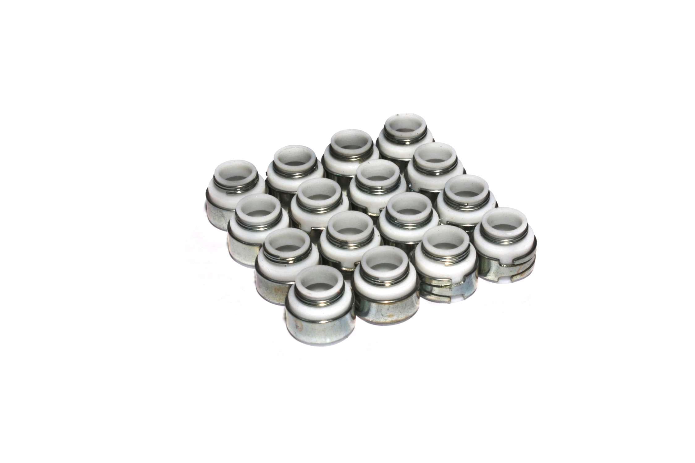 Comp Cams Set of 16 PTFE Valve Seals for .500" Guide Size, 5/16" Valve Stem - 513-16