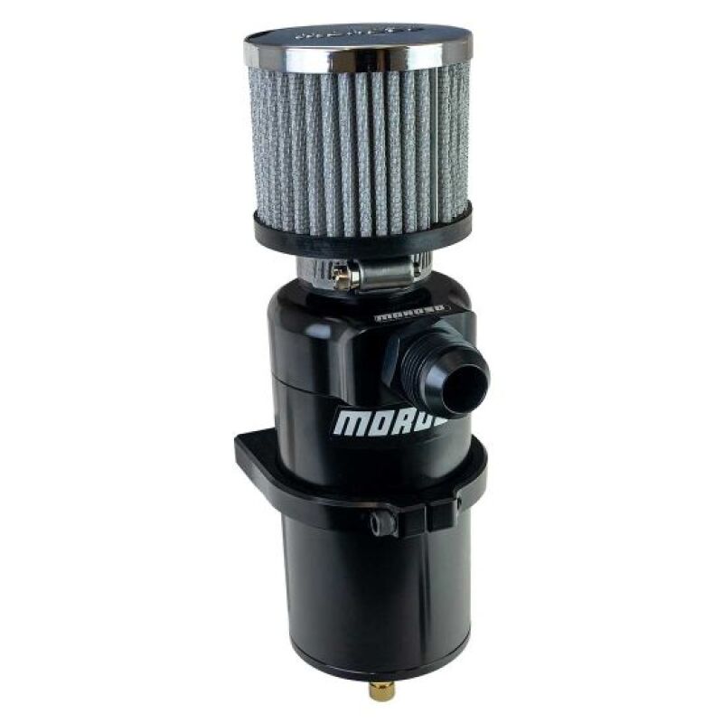 Moroso BREATHER TANK, CATCH CAN, SINGLE INLET, 12 AN MALE - 85412