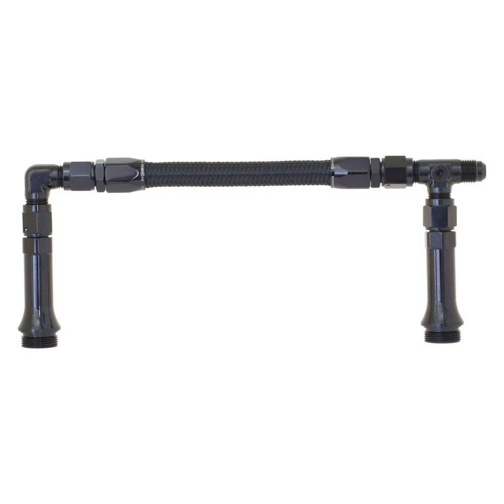Redhorse Performance -06 X 7/8-20  Dual Inlet to fit Holley-4150  (center to center 9.3”) - Black - 1187192