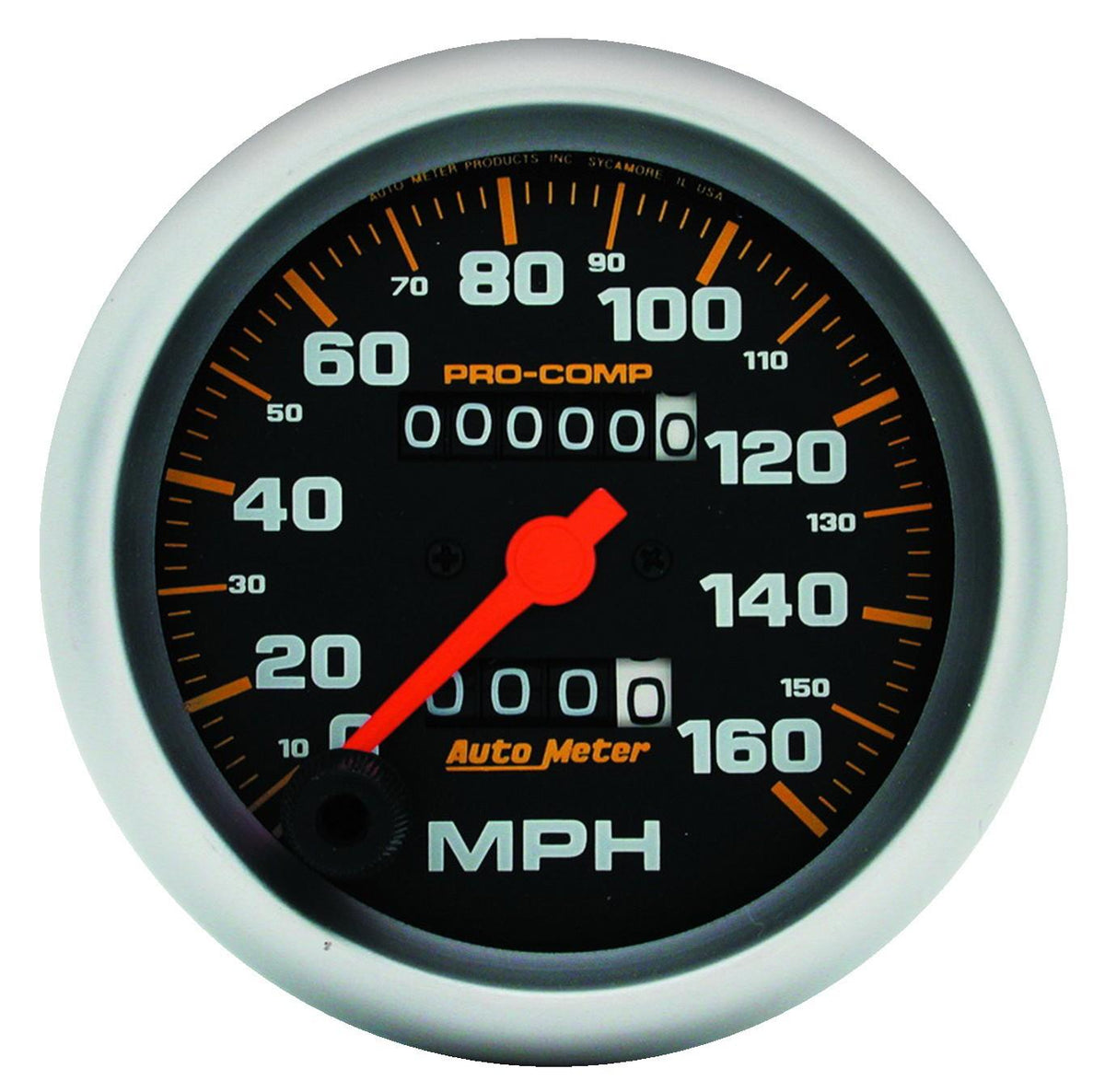 Auto Meter 3-3/8" SPEEDOMETER, 0-160 MPH, PRO-COMP - 5153