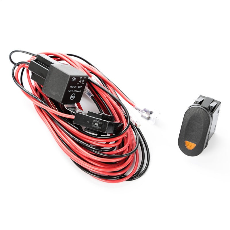 Rugged Ridge Light Installation Wiring Harness Kit 1 Light Amber Switch - 15210.74