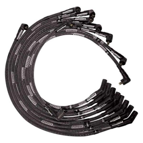 Moroso Wire Set Moroso Ultra Bbf 351C,390,429,460 Slvd N-Hei, 135 Boots, Black Wire - 51575