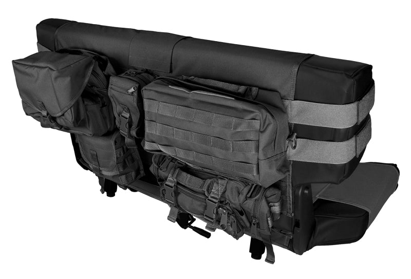 Rugged Ridge Seat Cover Rear Cargo Black; 76-06 Jeep Cj/Wrangler Yj/Tj - 13246.01