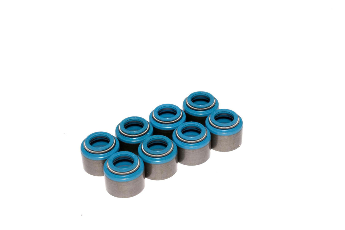 Comp Cams Set of 8 Metal Viton Valve Seals for .530" Guide Size, 5/16 Valve Stem - 516-8