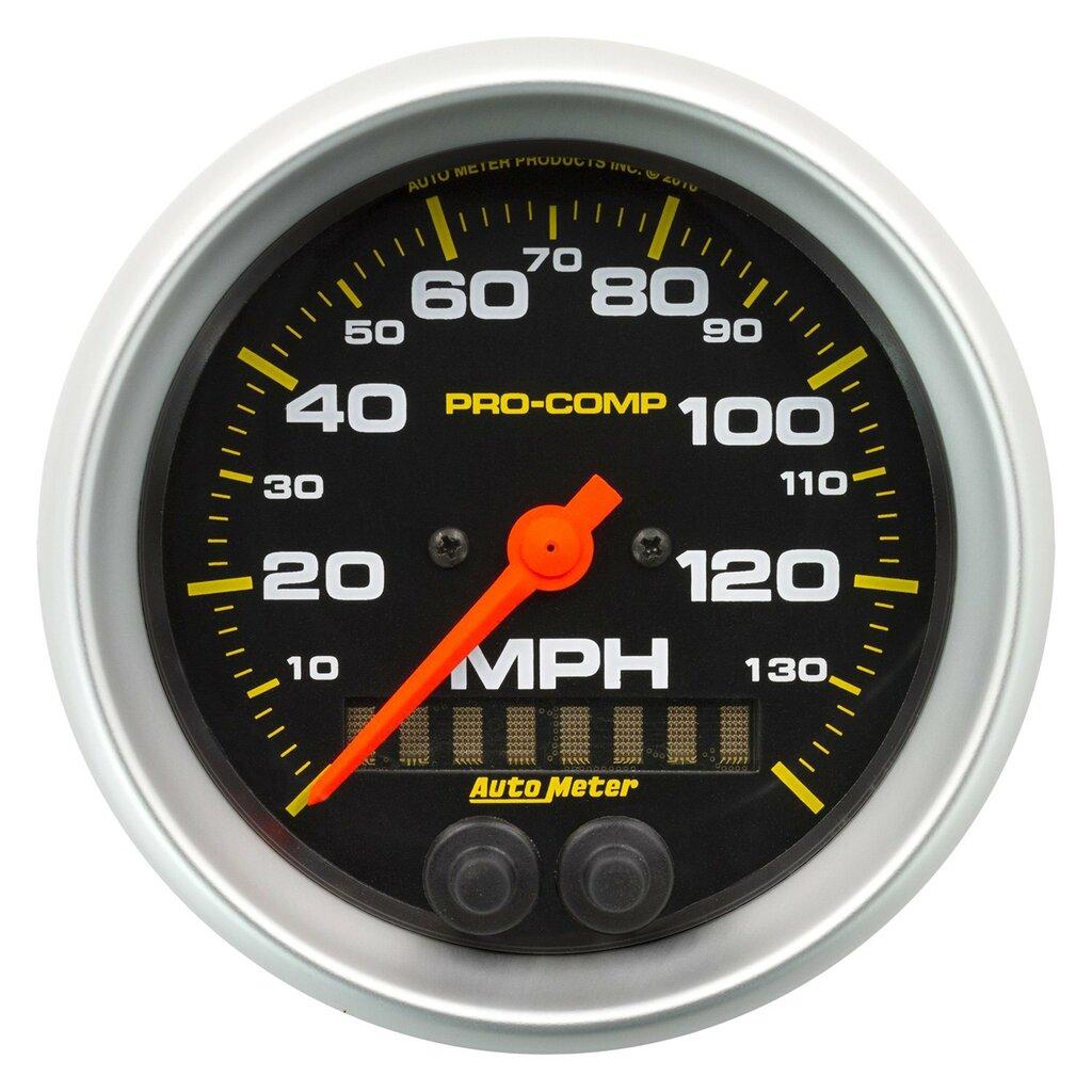 Auto Meter 3-3/8" GPS SPEEDOMETER, 0-140 MPH, PRO-COMP - 5180