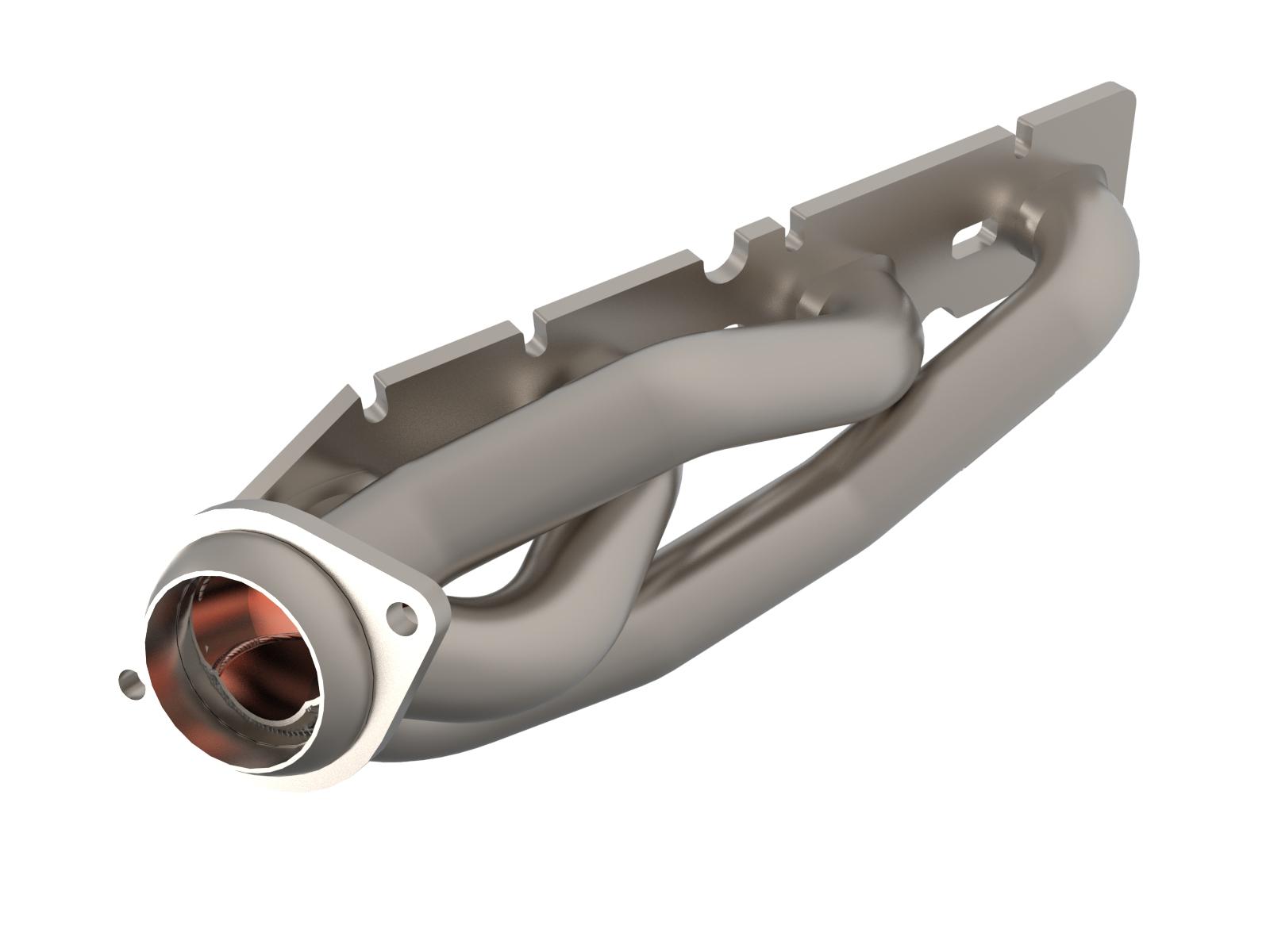 AFE Twisted Steel 1-5/8 IN to 2-1/4 IN 304 Stainless Headers w/ Titanium Coat Finish (Jeep Grand Cherokee (WK2) 11-21/ Dodge Durango 11-24 V8-5.7L HEMI) - 48-38029-T