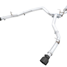AWE 0FG Dual Rear Exit Catback for 5th Gen RAM 1500 5.7L (with bumper cutouts) - Diamond Black Tips - 3015-33006