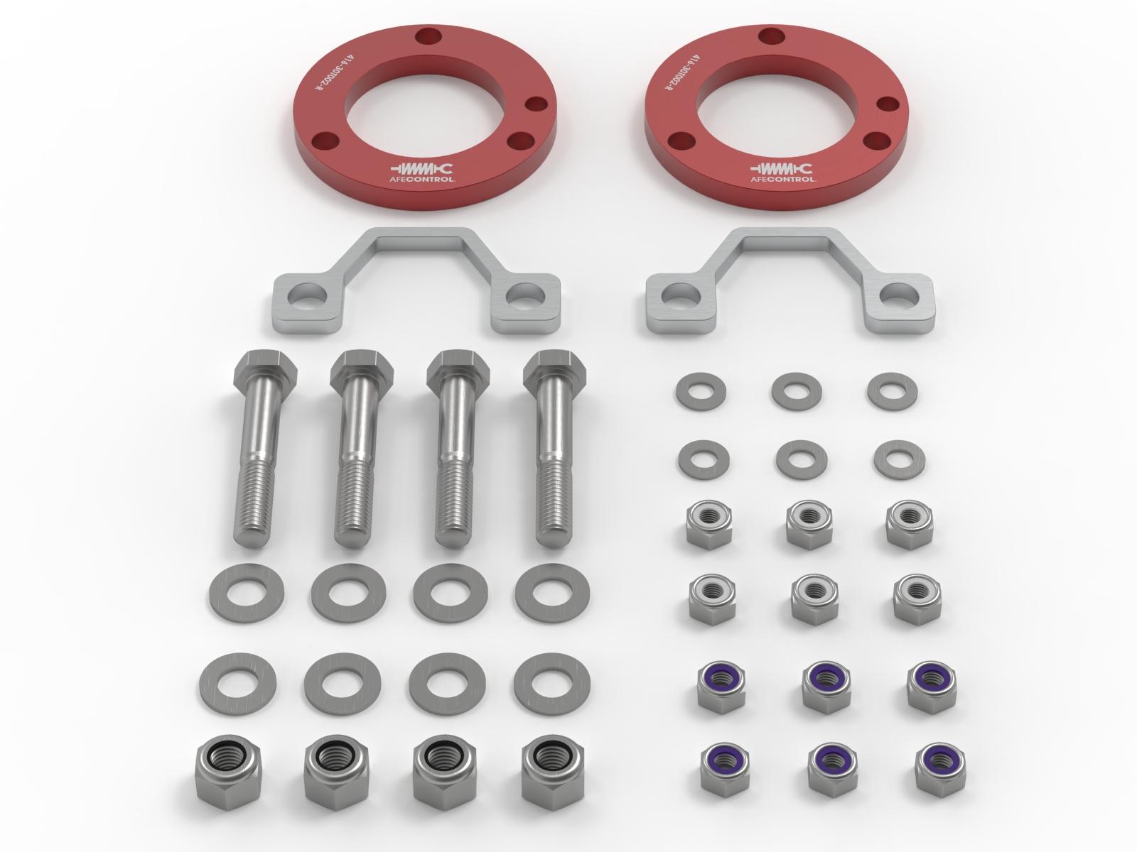 aFe CONTROL 1.25" Leveling Kit - Red (2021-2025 Bronco) - 416-30T002-R
