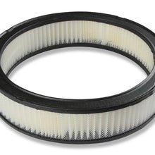 Holley 14" Chrome Round Air Cleaner.  - 120-102