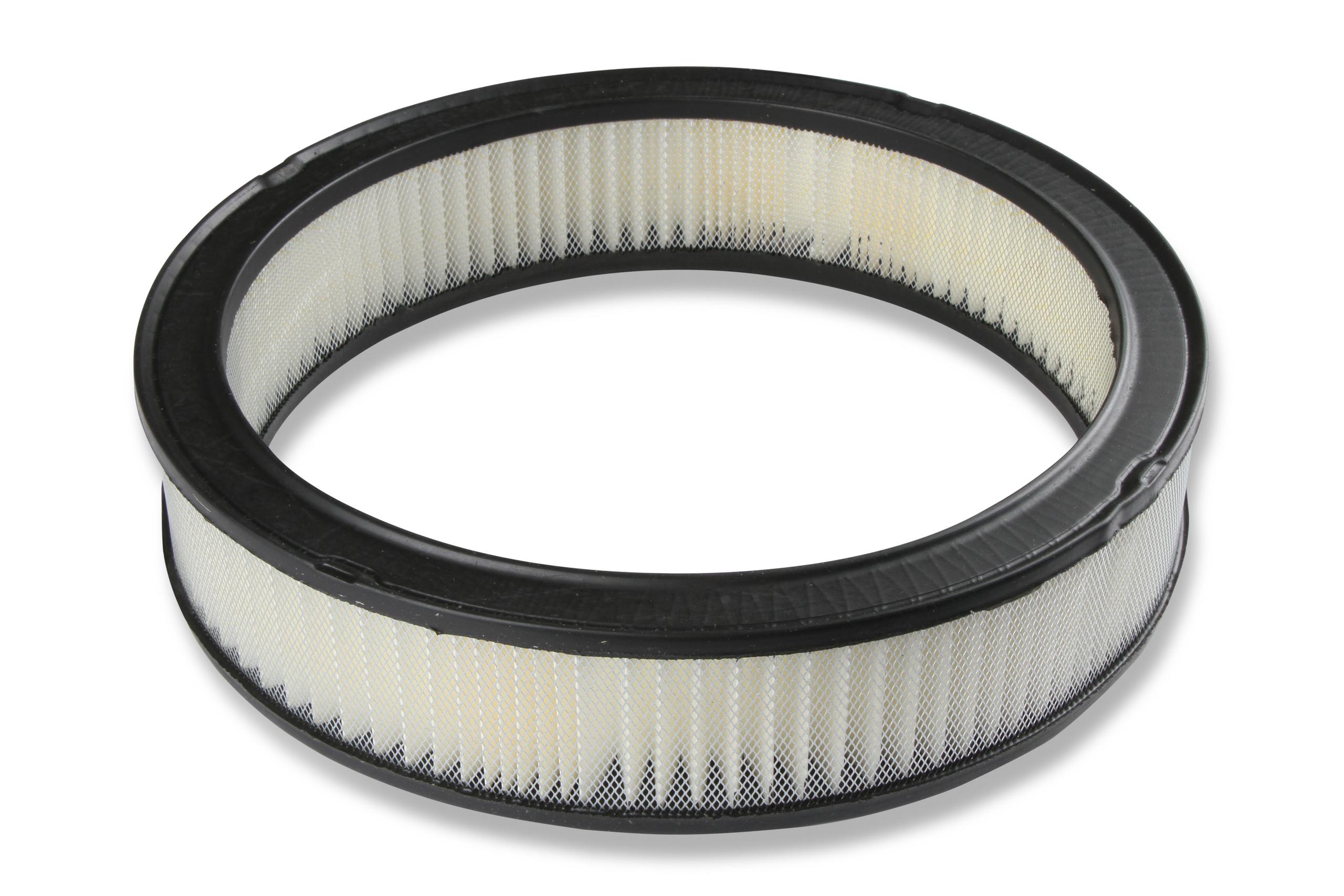 Holley 14" Chrome Round Air Cleaner.  - 120-102
